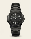 Nautiq Black Automatic Steel Luxury Watch