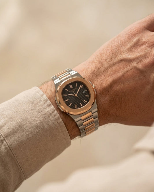 Nautiq Rose Steel Automatic Luxury Watch