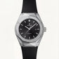 Fusion Octa Black Quartz Silver Sport Watch