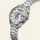 Silver Frost Steel Chronograph Men’s Watch