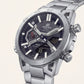 Titanium Grey Hybrid Solar Chrono Sports Watch