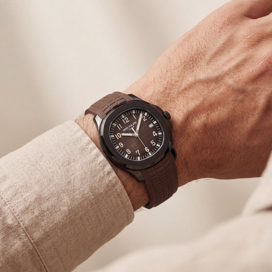 Luxury Black Sport Watch Matte Black Steel Case Charcoal Grid Dial Premium Rubber Strap  Watch – Men