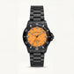 Premium Black Stainless Steel Diver Style Watch Orange Dial Date Display Sport Luxury Watch – Men