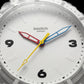 Transparent White Sport Men’s Watch with Silicone Strap