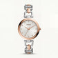 Rose Gold & Silver Luxury Bracelet Watch for Women