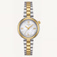 Two-Tone Gold & Steel Roman Numeral Mother-of-Pearl Dial Elegant Bracelet Watch – Women