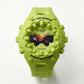 Neon Green Shock-Resistant Hybrid Sports Watch