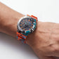 Urban Camo Multi-Color Tough Sports Men’s Watch with Digital-Analog Display