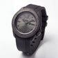 All-Black Automatic Dive Men’s Watch with Matte Grey Dial