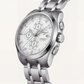 Classic White Dial -Style Chronograph Men’s Watch