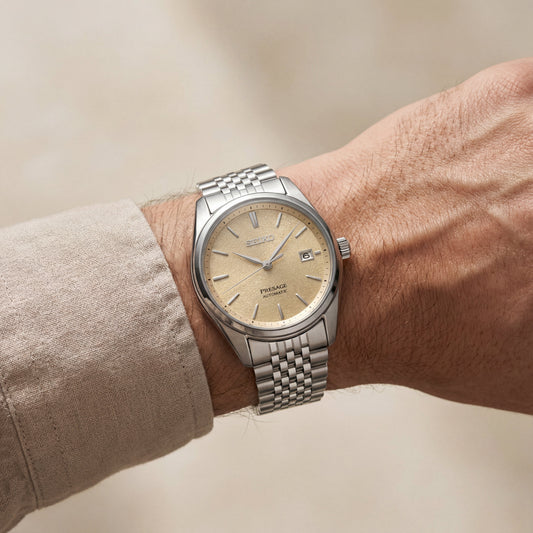 Champagne Textured Dial Automatic Classic Men’s Watch