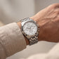 Classic White Dial -Style Chronograph Men’s Watch