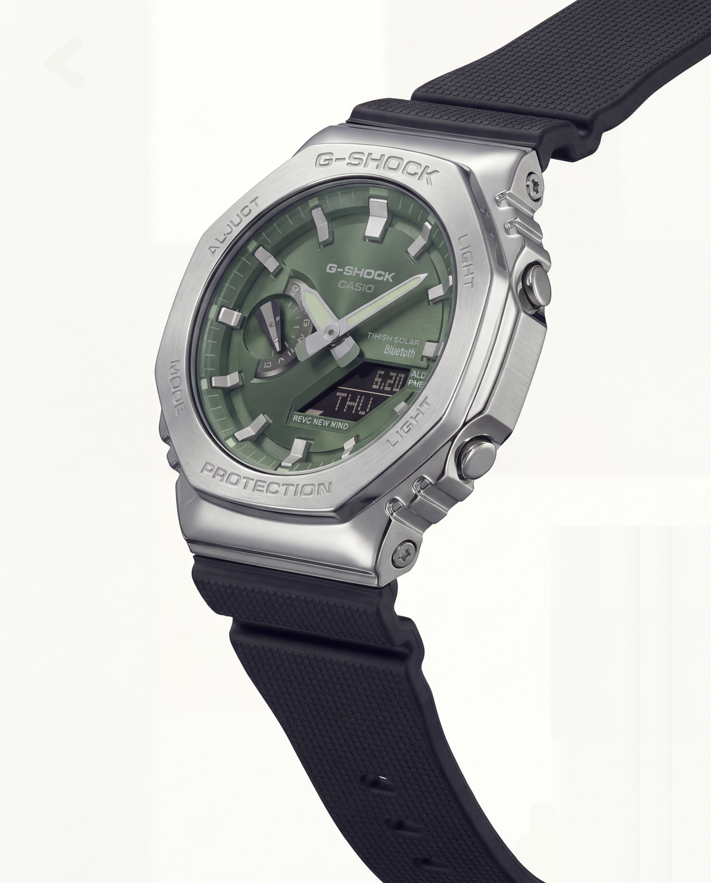 Forest Green Dial Solar Bluetooth Sports Men’s Watch