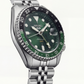 Emerald Green GMT Steel Watch