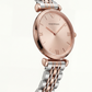 Blush Harmony Minimal Watch – Two-Tone Rose Edition