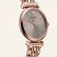 Rose Aura Crystal Watch – Full Rose Gold Edition