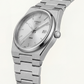 Stainless Steel Integrated Bracelet Silver Dial Date Watch – Women