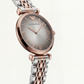 Steel Blush Minimal Watch – Two-Tone Signature Edition