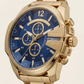 Royal Gold Blue Chronograph Men’s Watch