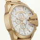 Imperial Gold White Chronograph Men’s Watch
