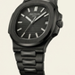 Nautiq Black Automatic Steel Luxury Watch