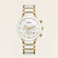 Centrix Pearl White Gold Ceramic Chronograph Watch