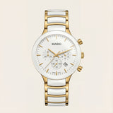 Centrix Pearl White Gold Ceramic Chronograph Watch