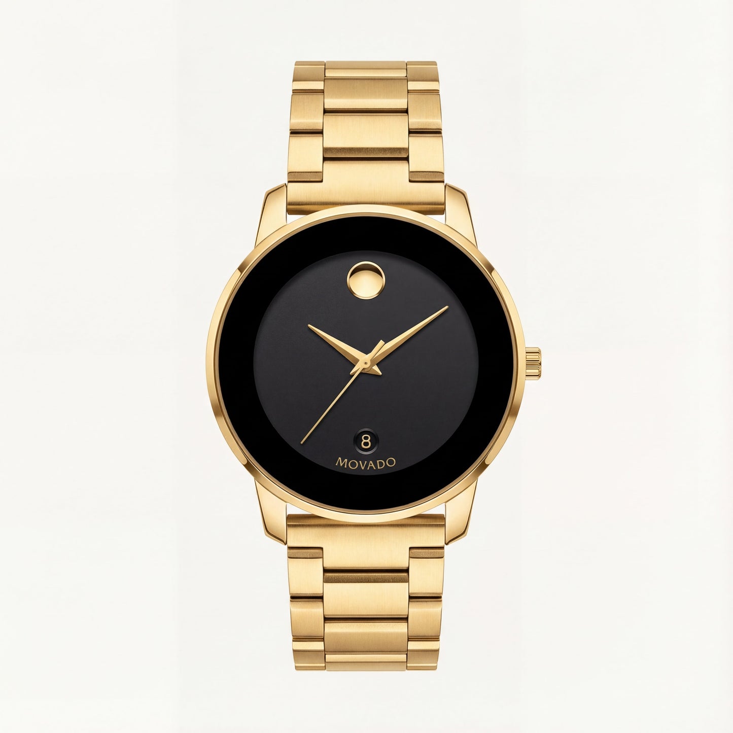 Royal Gold Black Minimalist Men’s Watch