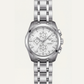 Classic White Dial -Style Chronograph Men’s Watch