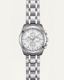 Classic White Dial -Style Chronograph Men’s Watch