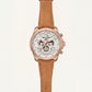 Skeleton Chronograph Men’s Watch with Rose Gold Case
