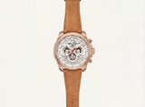 Skeleton Chronograph Men’s Watch with Rose Gold Case