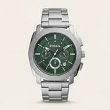Emerald Green Chronograph Stainless Steel Men’s Watch