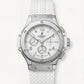 Arctic White Chronograph Steel Sports Watch