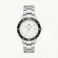 Minimalist Silver Dial Stainless Steel Men’s Watch
