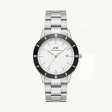 Minimalist Silver Dial Stainless Steel Men’s Watch