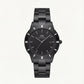 All-Black Minimalist Stainless Steel Men’s Watch