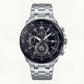 Steel Chronograph Black Dial Sport Men’s Watch