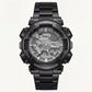 All-Black Digital-Analog Shock Resistant Men’s Sports Watch
