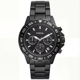 All-Black Steel Chronograph Men’s Watch