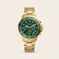 Emerald Gold Chronograph Men’s Watch