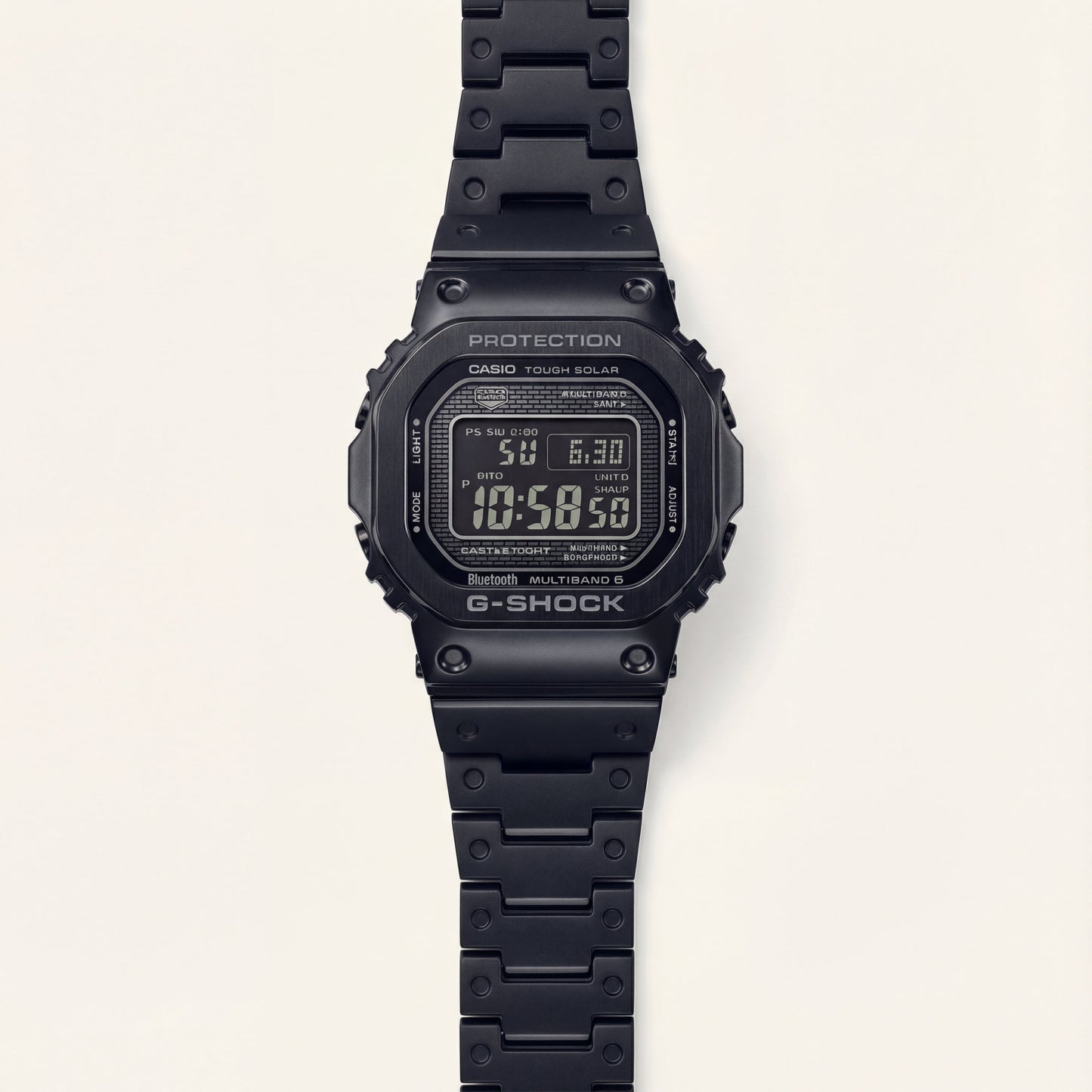 Stealth Black Digital Steel Men’s Watch