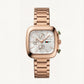 Rose Gold Square Chronograph Women’s Watch