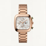 Rose Gold Square Chronograph Women’s Watch