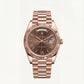 Rose Gold Day-Date Classic Roman Dial Men’s Watch