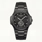 Midnight Black Diamond-Style Minimalist Men’s Watch