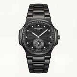 Midnight Black Diamond-Style Minimalist Men’s Watch