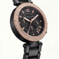 Midnight Rose Black Crystal Chronograph – Signature Luxe Edition