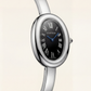 Midnight Oval Roman Dial Bangle Watch – Silver Heritage Luxe Edition