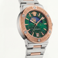 Medusa Emerald Two-Tone Watch – Rose Steel Signature Edition